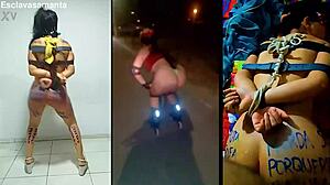 Ejercitando A La Zorra Samanta With BDSM Bondage, Tied Up Fucking, Humiliation, And Slave Play