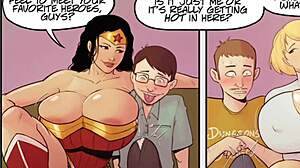 Deilhs Crash Fucks Powergirl And Wonder Woman
