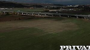 Alexis Crystal and Angel Wicky spank and rim the stud before anal threesome