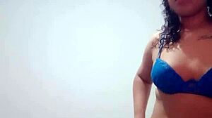 Chubby Prostitute Dances Funk, Shows Natural Tits And Pussy To Camera