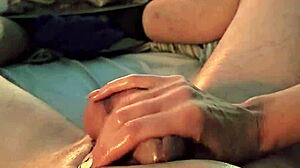 driftwood and barefoot kontessa feel oiled orgasm during handjob and cumshot