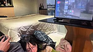 Perfect blowjob while gaming COD 3 with Amberzinha! 🎮