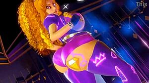 Teen Twerking With Toca Toca Moves!