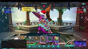 Lian gets anally fucked by witch in epic Paladins 1vs1, ends badly 😱