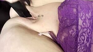 Catalia Valentine fucks her pussy with a toy and squirts!