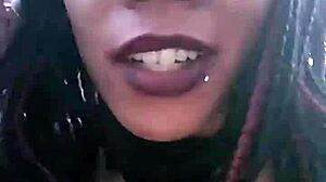 Masterbating in grocery store then peeing on side of road before flashing my saggy tits in the road