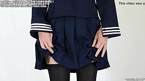 白いパンティフェティシに夢中！ もうやめられない！