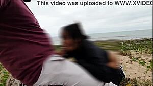 Anal Day At Beach With Voyeur Whores!