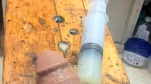 Fill My Ass with Lube and Intensely Machine Fuck It Out Using Huge Anal Toys