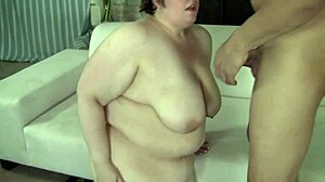 Khloe Doesn't Let Her Fat Stop Her from Getting Bent Over and Fucked with Monster Cock in Doggy Style