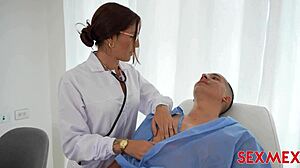 Dr Nympho Ashley Saenz Blowjob and Fucking