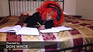 Don Helps Teen Cassidy Cash with Homework Intensely