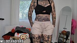 Video caliente de pareja latinos teen follando con lencería y corrida en boca