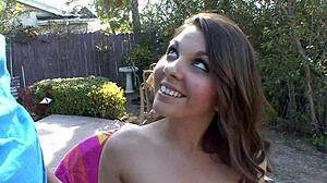 Cali Hayes Takes Daddy's Monster Cock