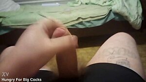 Dirty Russian gay strokes cock