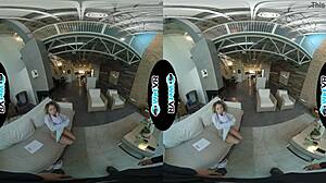 Allie addison boldly fucks horny landlord in vr