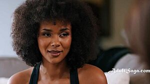 Tarot reader seduces her crushing roommates with passionate lesbian love