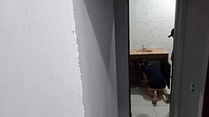 why does brunette wife cheat on husband with plumber's big cock bareback?