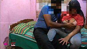 I felt so guilty as Indian cheating wife Saduni rode cowgirl on Clark Kasun with blowjob in afternoon hotel meetup.