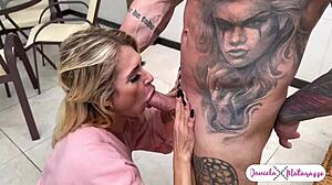 Brazilian amateur performs wild sex in Rio luxury motel, fully visible in sheer lingerie