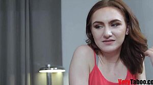 Stepsiblings Make Out Unnoticed By Stepdad