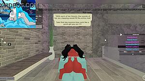 demon fucks huge futa cock in intense encounter