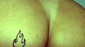 Shoving Dildo in Ass to Prepare for Husband's Intense Fucking