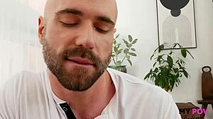 tattooed muscular husband danny steele fingers and fucks you in pov