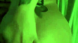 She fucked deliciously her wet little pussy with big cock orgasm