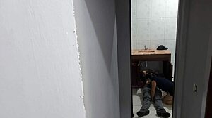 why does brunette wife cheat on husband with plumber's big cock bareback?