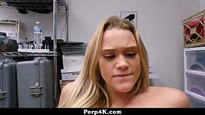 Loss prevention officer discovers teen 18+ in stolen bikini at shop