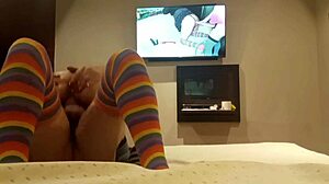 My friend dresses as a woman yet drills me with his big cock