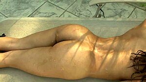 Victory Phoenix enjoys creampie in her ebony pussy