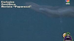 Pamela david faces paparazzi in remastered argentinian milf scene