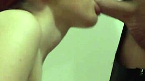 Petite European Nerd Aprill in Glasses Gets Choking Gagging Deepthroat Blowjob Training