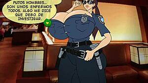 cassie cannons faces two mounds of trouble with monster cock fucking her big tits and ass.