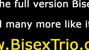 Cara bissexual recebe facial depois de orgia selvagem em grupo