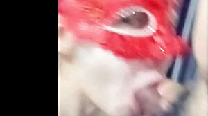 Best blowjob ever, cum in mouth from Nong New's intense deepthroat session on this cute skinny Asian teen amateur