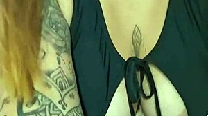 Shoving Dildo in Ass to Prepare for Husband's Intense Fucking