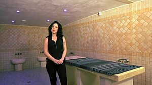 Beautiful Brunette Sabrina Explodes in Marseille Lingerie Show