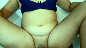 Latina Blonde's Big Ass Pussy Fucked On Bed Edge