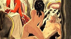 vintage erotic art collection