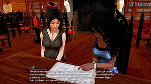 Exploring the harem hotel in game 321