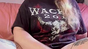 Girl masturbating to orgasm with dildo moaning beaver toys pussy huge monster hairy details