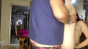 Hot 19 year old stepdaughter got a her first throught pie after tight pussy fuck