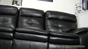 i'll make him cum right in yur cuckold face, you old femdom babe