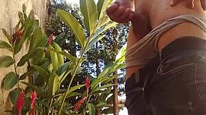 soloboy masturbates outdoors in episode 40.