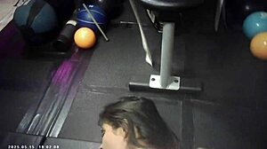 Asian hardcore behind scenes with shaved pussy