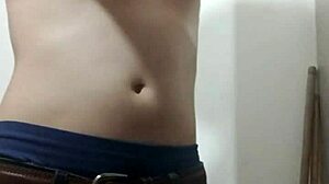 Undressing for Masturbation in Bathroom?