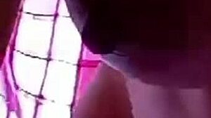 Her gaping backside exposed while pregnant in wild amateur display